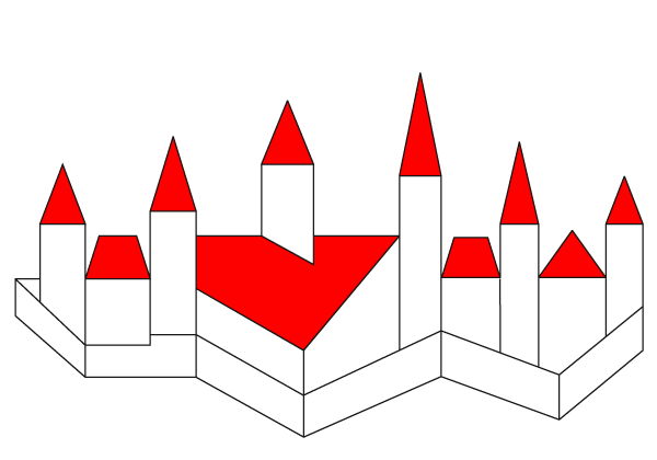 Burg aus dem Banater Wappen